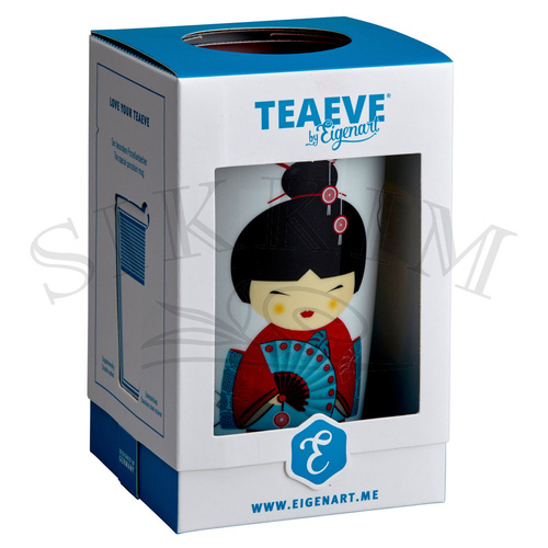 Kubek termiczny JM z zaparzaczem `Mała Gejsza Red` 350ml